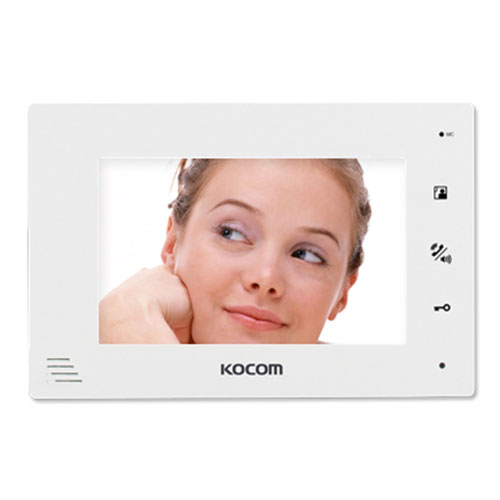 Kocom KCV-A374 Video Door Intercom 7" Monitor Station Hands-free 4-wire system