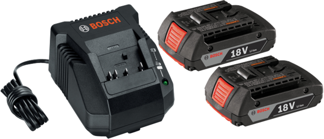 Bosch 18 V Lithium-Ion Batteries and 18V Charger