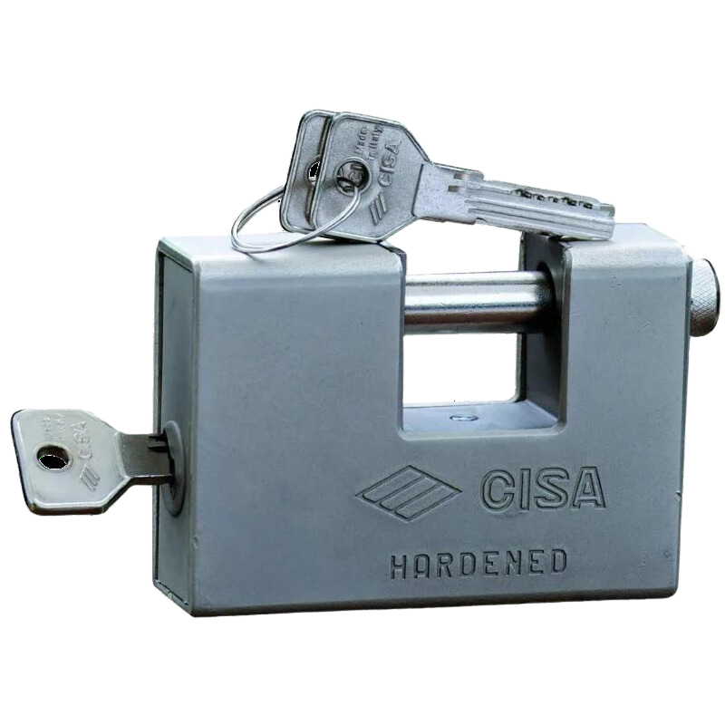 CISA 4'' (100mm) Rectangular Armored Padlock