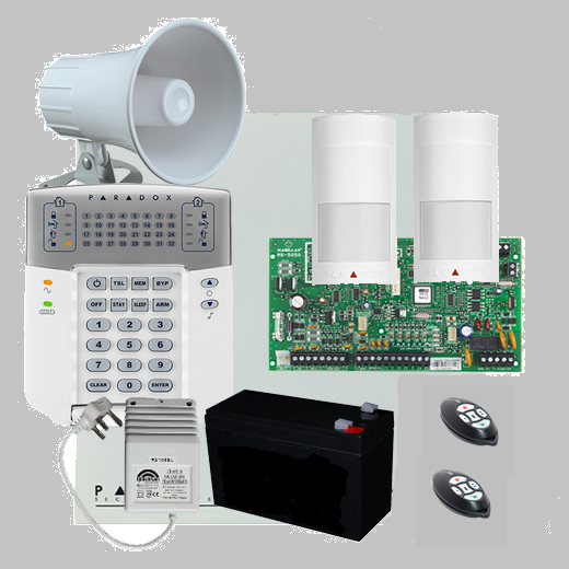 PA9524 PARADOX MG5050 LED WIRELESS ALARM KIT