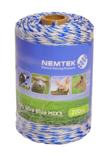 Nemtek Poly Wire blue Mix3 AW-PWBMIX3/200M
