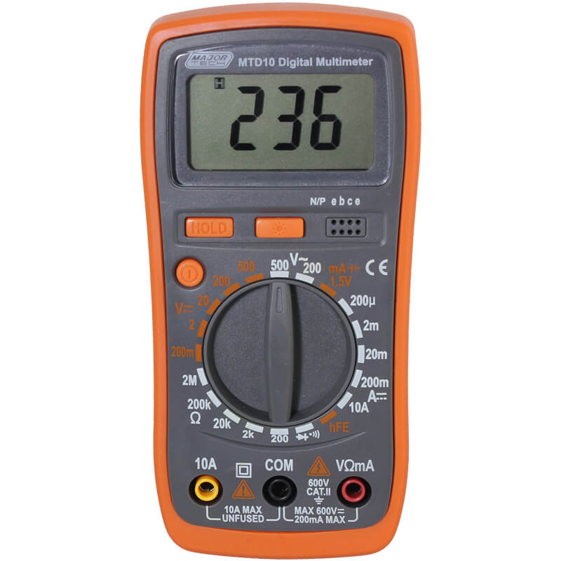 Major Tech MTD10 Compact Digital Multimeter