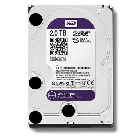 Western Digital Purple Surveillance Hard Drive 2TB