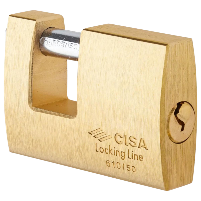 CISA 50MM LOCKING LINE SQUARE PADLOCK