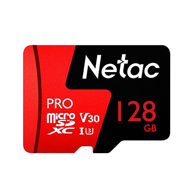 NETAC 128GB MICRO SD CARD & ADAPTOR