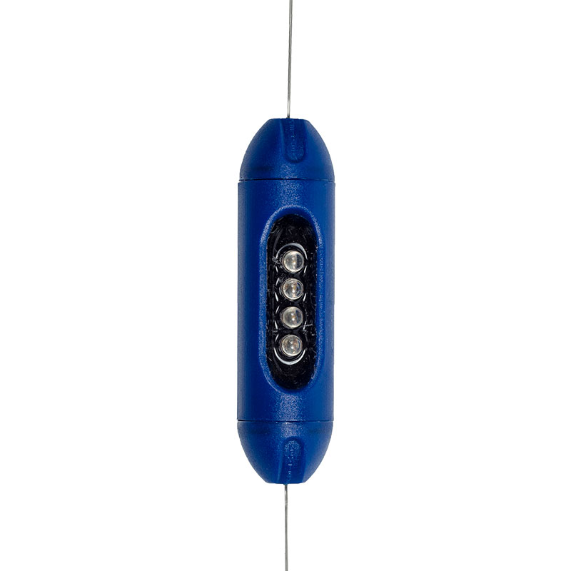 Nemtek Timed Fence Light High Vls Stainless Steel Blue