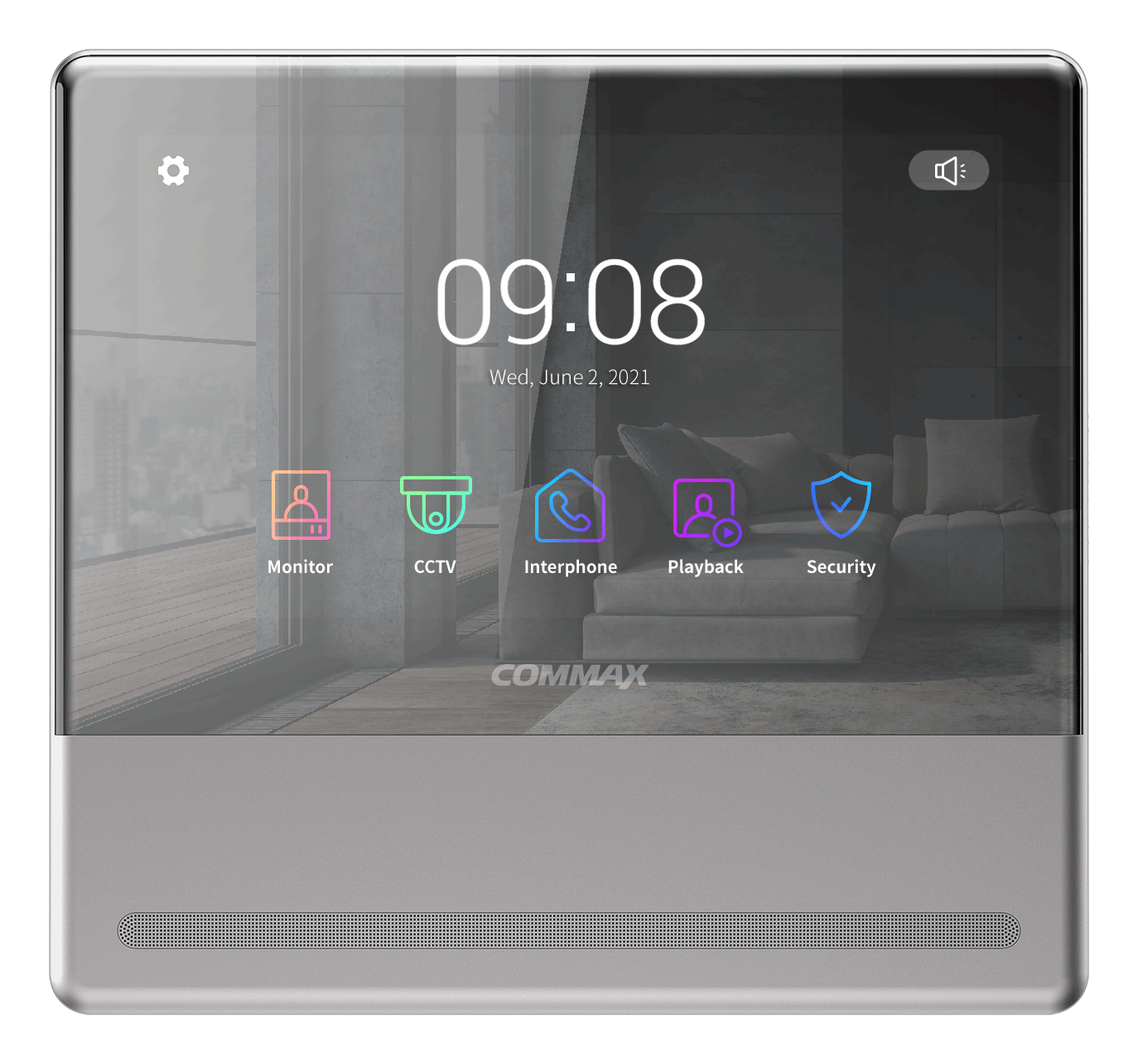 CDV-70QT 7INCH MONITOR MOBILE APP NEO SILVER