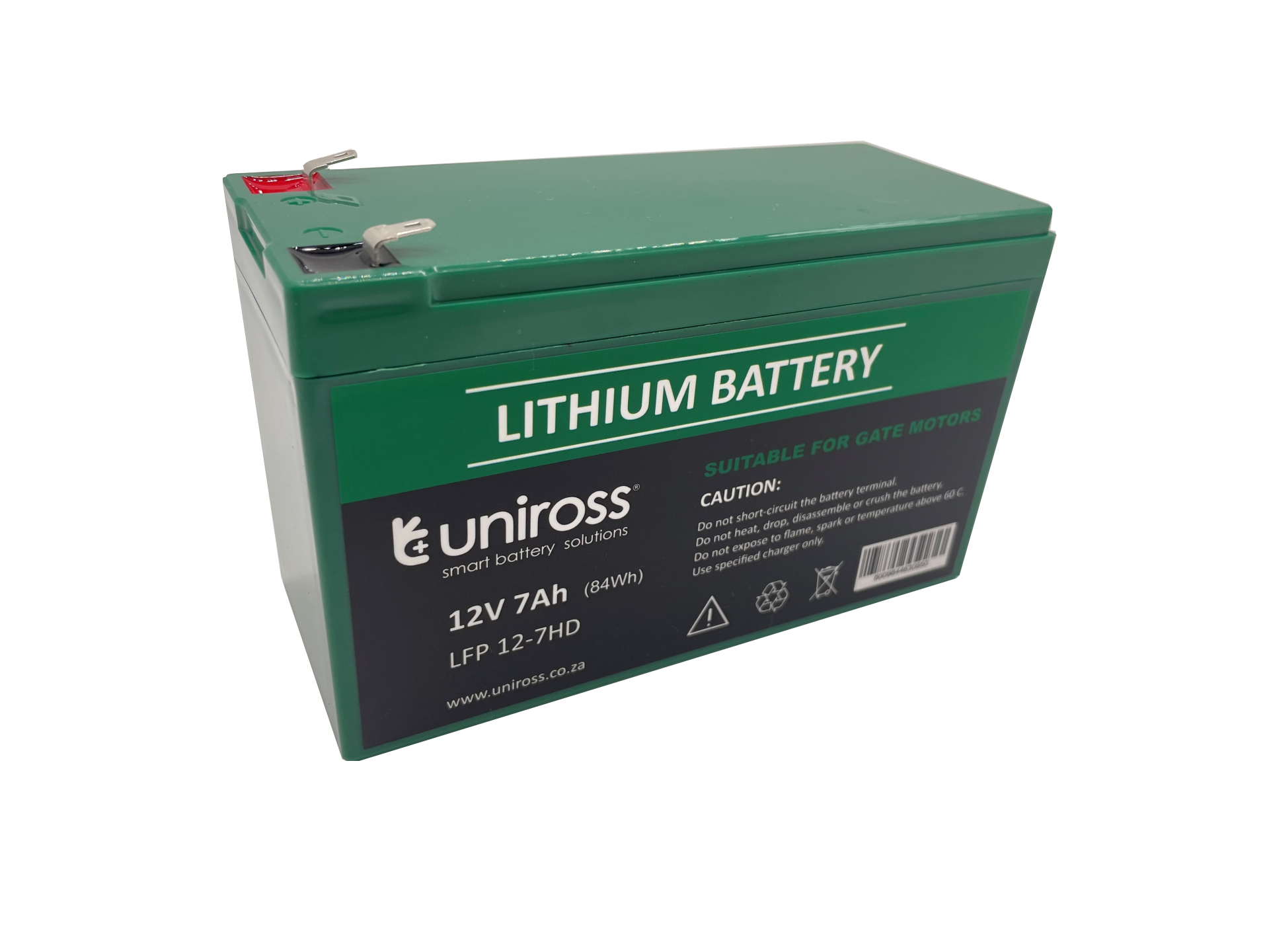 UNIROSS LFP12-7HD LITHIUM BATTERY GATE MOTOR AND ALARM