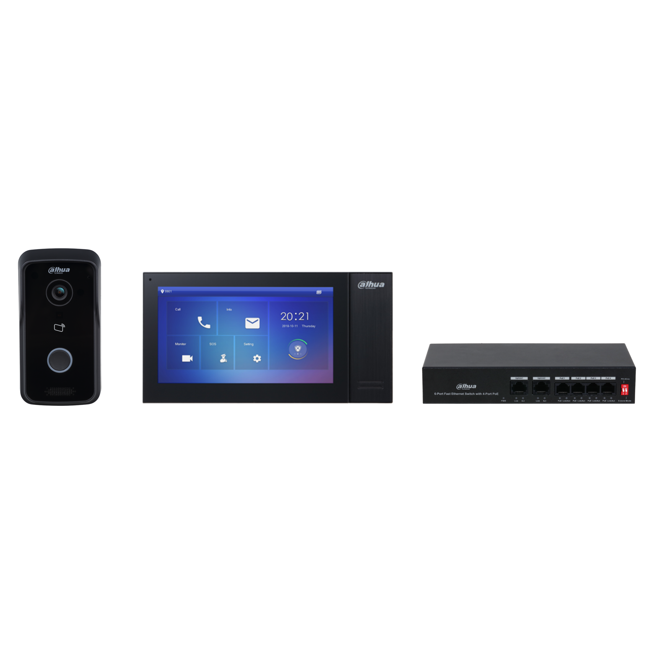 Dahua KTP02 IP Villa Door Station & Indoor Monitor Kit