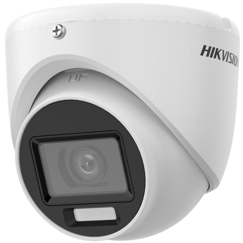 Hikvision DS2CE76D0TLMFS 2MP Smart Hybrid Light Audio Fixed Turret Camera
