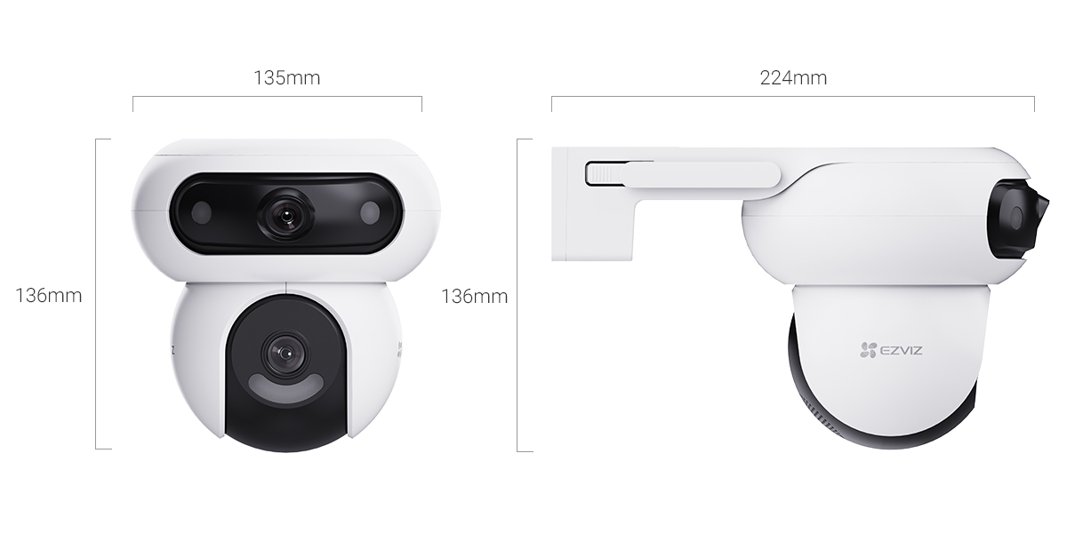 EZVIZ H90 4MP Dual Lens PT WiFi Camera