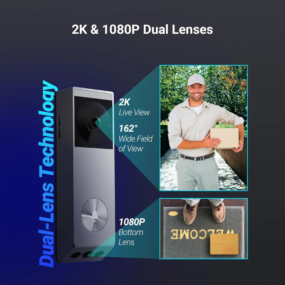 EZVIZ EP3X Pro Doorbell with Dual Cameras