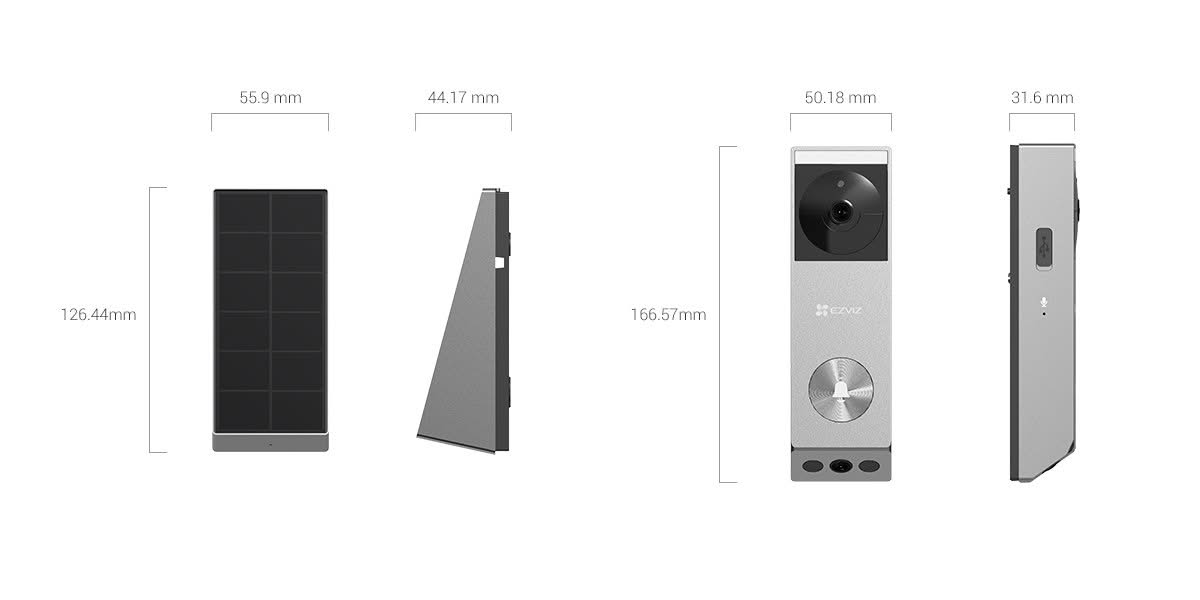 EZVIZ EP3X Pro Doorbell with Dual Cameras