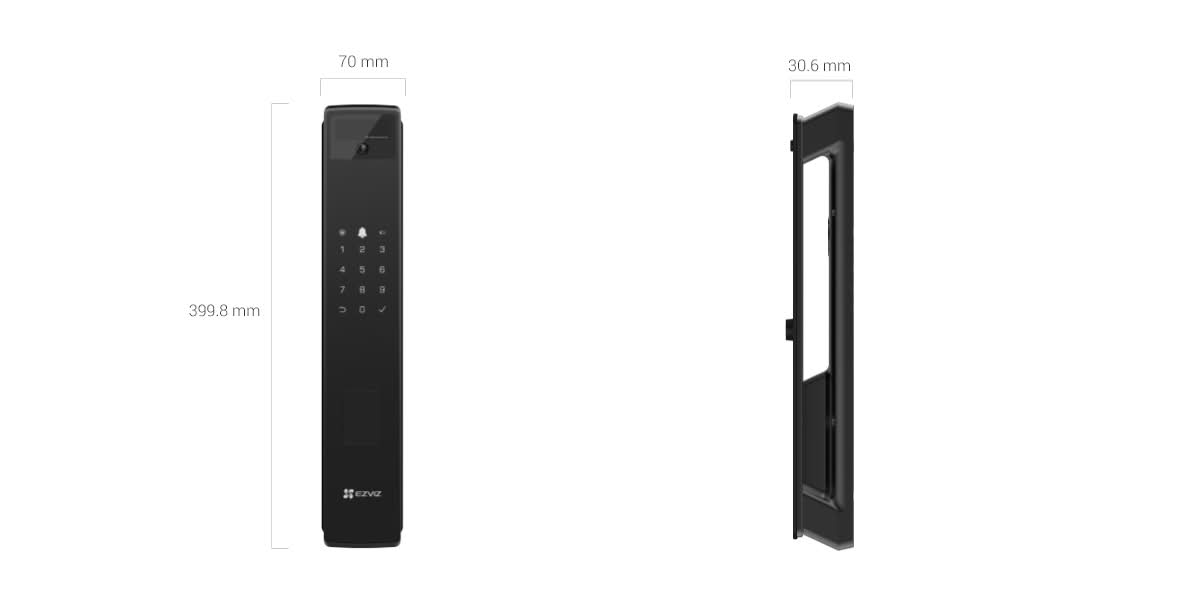 EZVIZ Smart Door Lock (CS-Y3000FVP-R101-WBP)