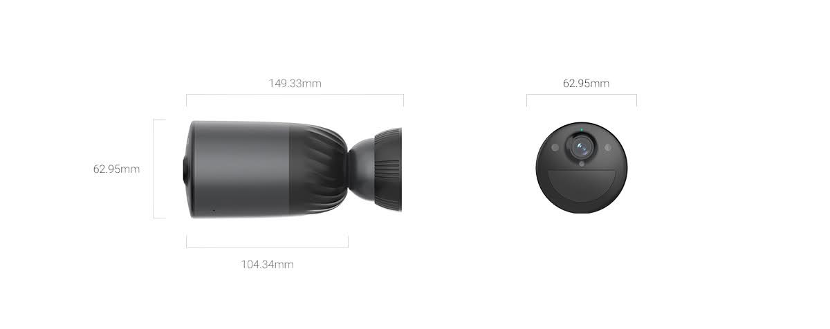 EZVIZ 4K Battery Camera Kit (CS-BC1C/SP)
