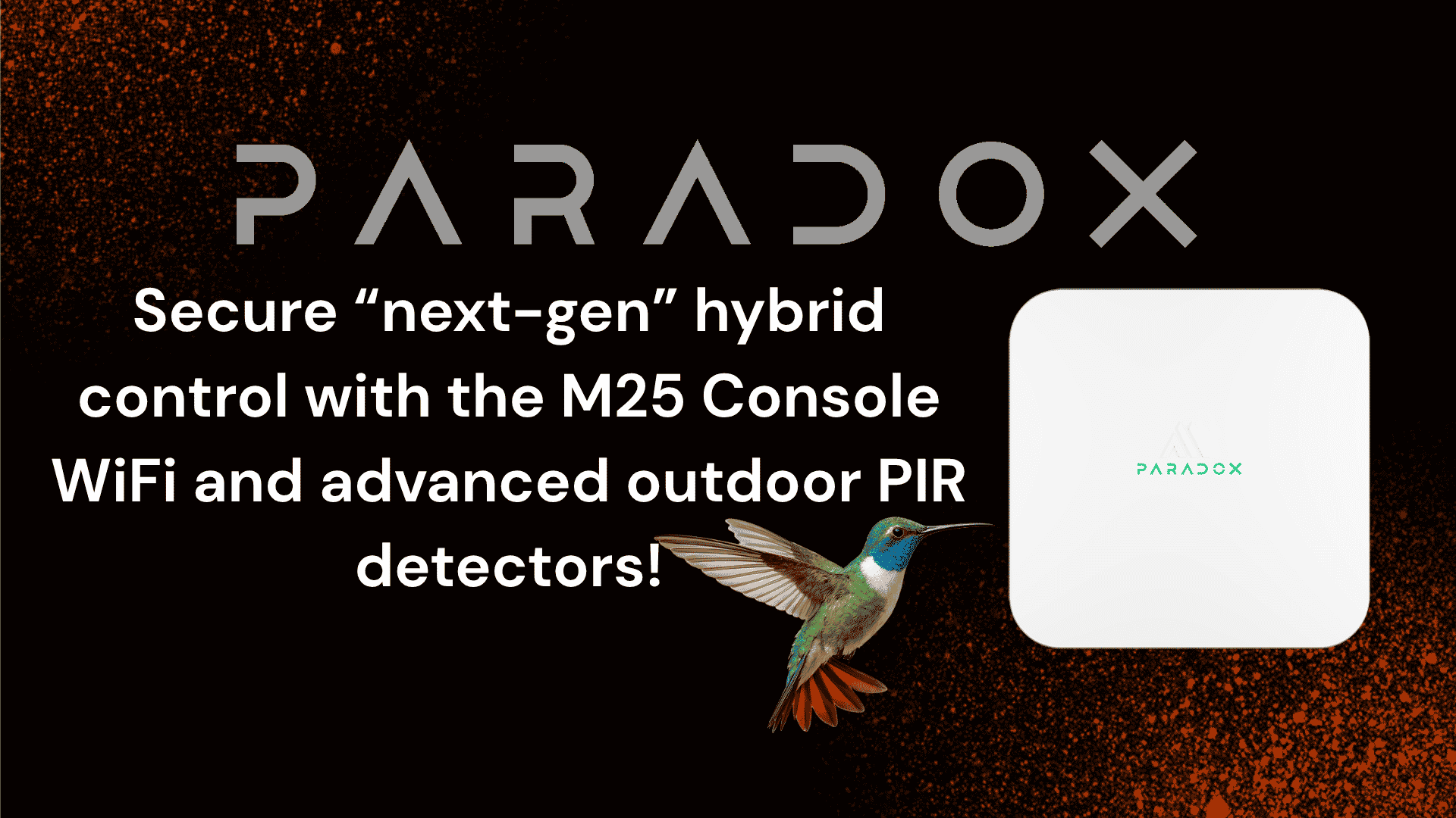 Paradox M25 hybrid alarm console
